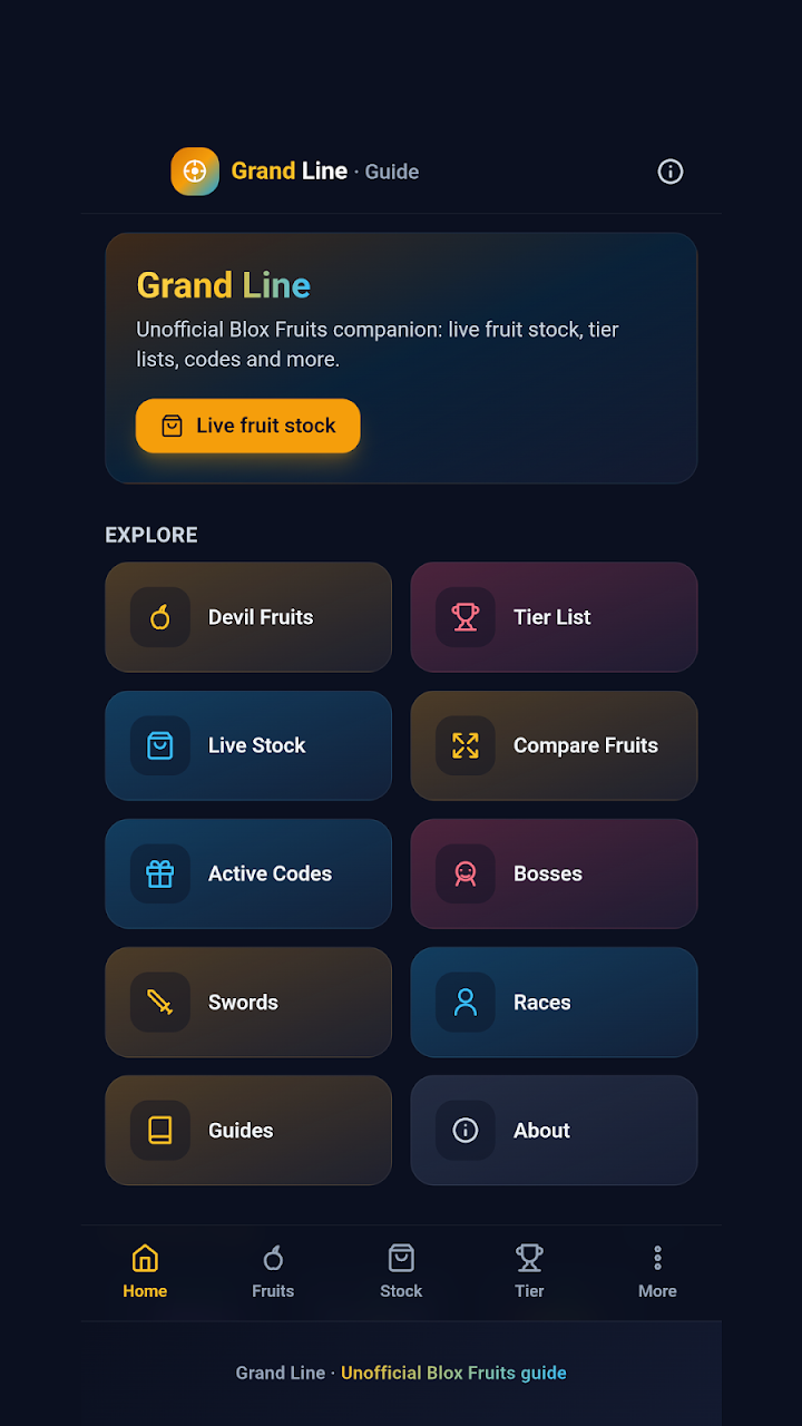 Grand Line Blox Fruits Trade App: Features & Install Guide screenshot