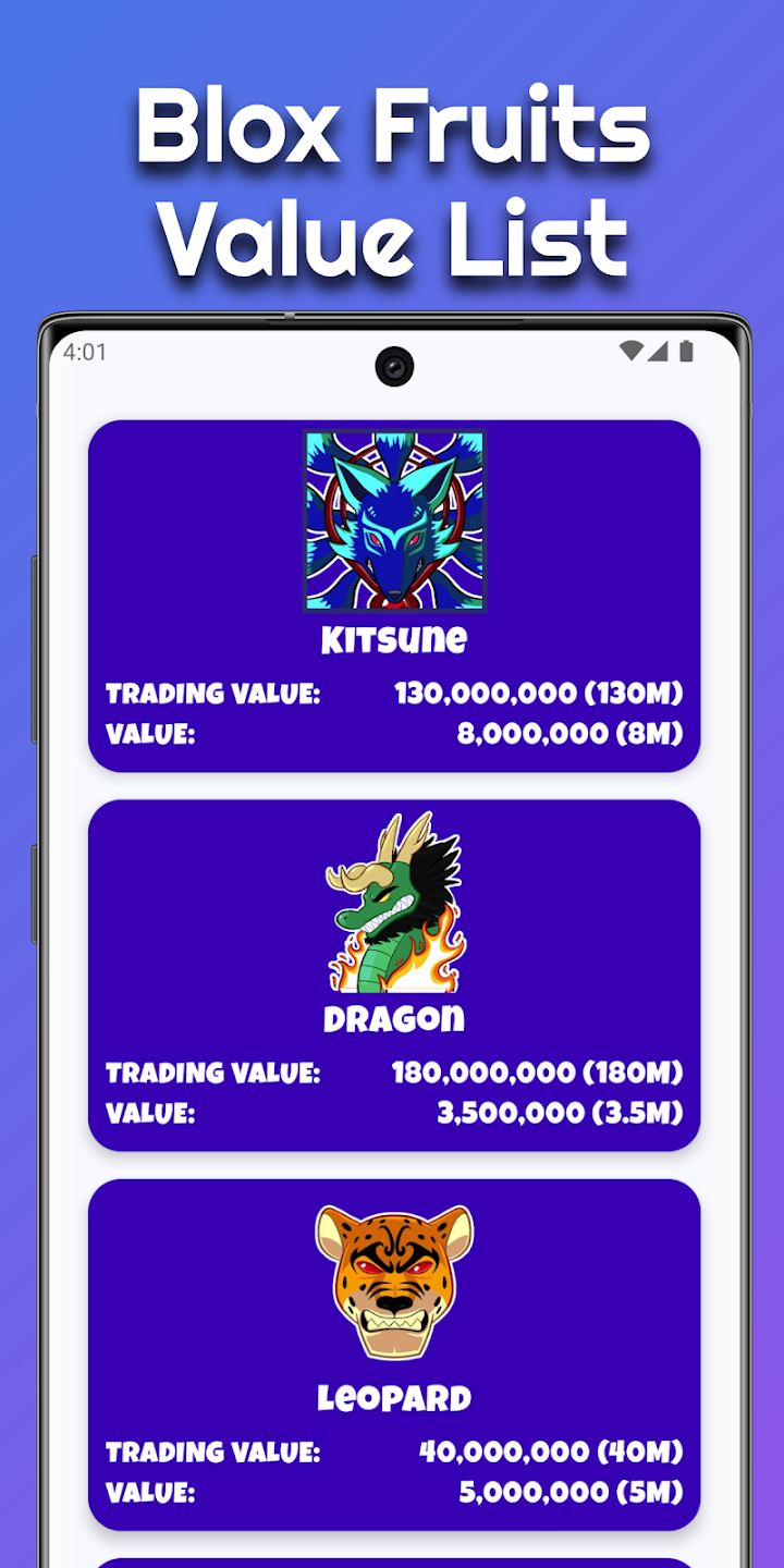 Blox Fruits Values App for Android: Download Guide screenshot