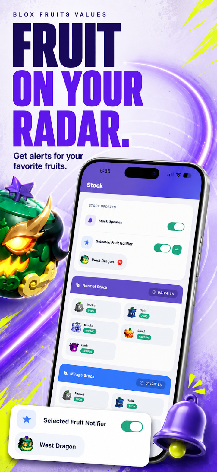 Fruit Values Calculator screenshot