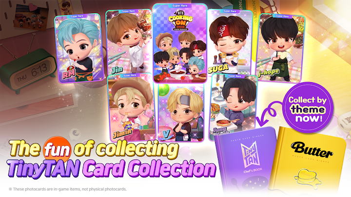 BTS Cooking On STOVE TinyTAN Android Guide and Requirements screenshot