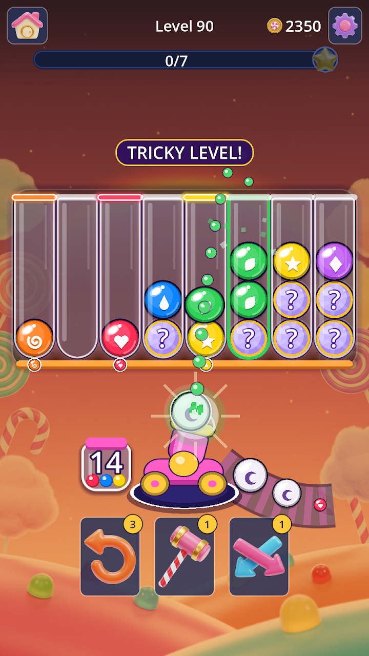 Candy Cannon Sort screenshot
