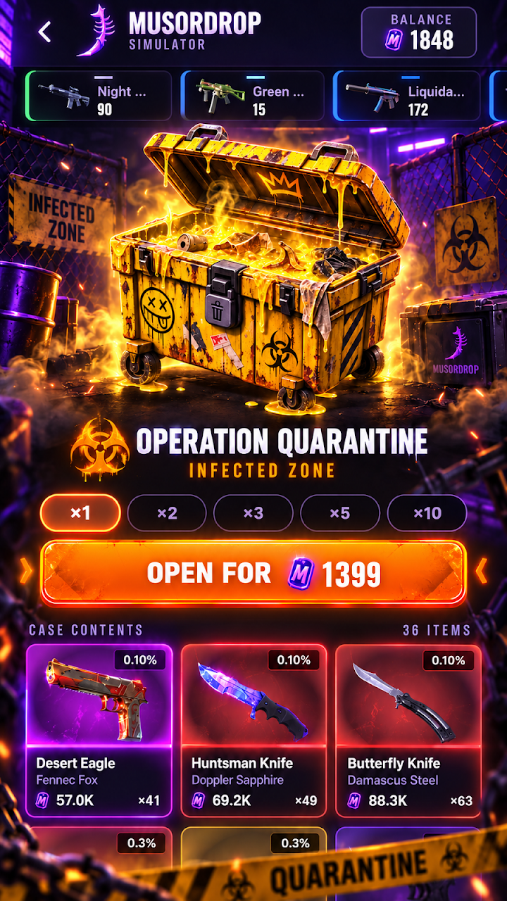 MusorDrop: Case Simulator screenshot