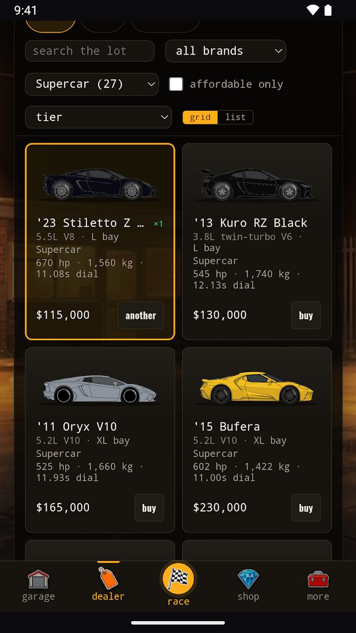 the strip - drag racing game screenshot